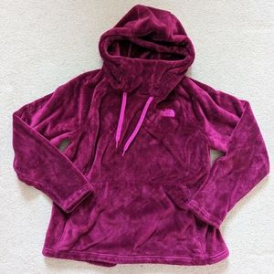 North Face Fuschia Hoodie